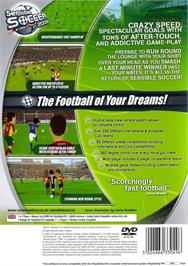 Box back cover for Sensible Soccer 2006 on the Sony Playstation 2.