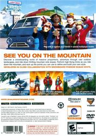 Box back cover for Shaun White Snowboarding on the Sony Playstation 2.