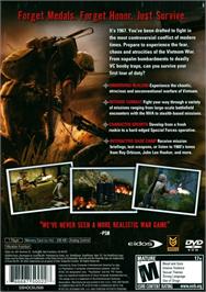 Box back cover for Shellshock - Nam '67 on the Sony Playstation 2.