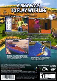Box back cover for Sims 2, The on the Sony Playstation 2.