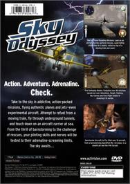 Box back cover for Sky Odyssey on the Sony Playstation 2.