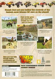 Box back cover for Smash Cars on the Sony Playstation 2.