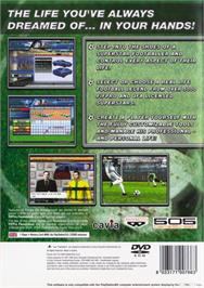 Box back cover for Soccer Life 2 on the Sony Playstation 2.