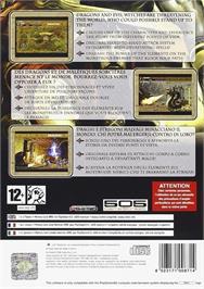 Box back cover for Sol Divide on the Sony Playstation 2.