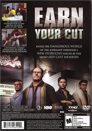 Box back cover for Sopranos - Road To Respect, Les on the Sony Playstation 2.