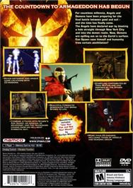 Box back cover for Spawn Armageddon on the Sony Playstation 2.