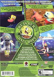 Box back cover for Spongebob Squarepants - Battle For Bikini Bottom on the Sony Playstation 2.