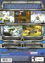 Box back cover for Spy Hunter 2 on the Sony Playstation 2.