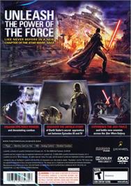 Box back cover for Star Wars - Le Pouvoir De La Force on the Sony Playstation 2.