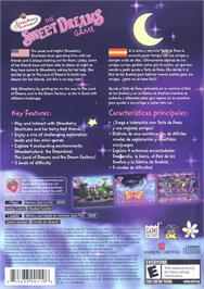Box back cover for Strawberry Shortcake - The Sweet Dreams Game on the Sony Playstation 2.