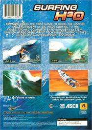 Box back cover for Surfing H3o on the Sony Playstation 2.