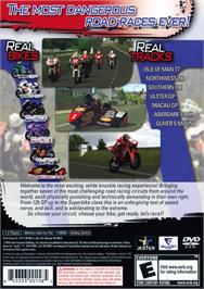 Box back cover for TT Superbikes - Real Road Racing Championship on the Sony Playstation 2.