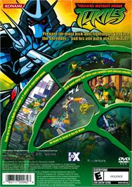 Box back cover for Teenage Mutant Ninja Turtles on the Sony Playstation 2.