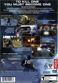 Box back cover for Terminator 3 - The Redemption on the Sony Playstation 2.