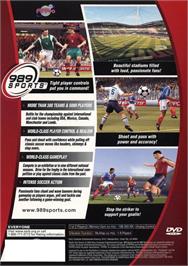 Box back cover for This Is Football 2002 on the Sony Playstation 2.