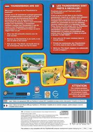 Box back cover for Thunderbirds on the Sony Playstation 2.