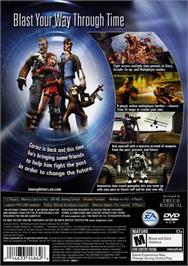 Box back cover for Timesplitters - Future Perfect on the Sony Playstation 2.