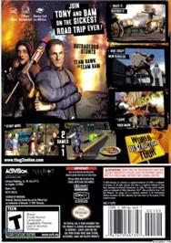 Box back cover for Tony Hawk's Underground 2 on the Sony Playstation 2.