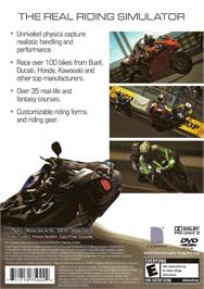 Box back cover for Tourist Trophy on the Sony Playstation 2.