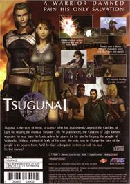 Box back cover for Tsugunai - Atonement on the Sony Playstation 2.