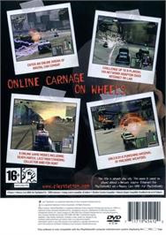 Box back cover for Twisted Metal - Black Online on the Sony Playstation 2.