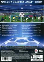 Box back cover for Uefa Champions League 2006-2007 on the Sony Playstation 2.