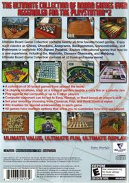 Box back cover for Ultimate Board Game Collection on the Sony Playstation 2.