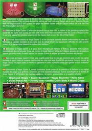 Box back cover for Vegas Casino 2 on the Sony Playstation 2.