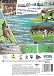 Box back cover for Virtua Pro Football on the Sony Playstation 2.