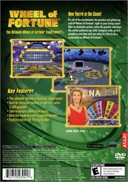 Box back cover for Wheel Of Fortune on the Sony Playstation 2.