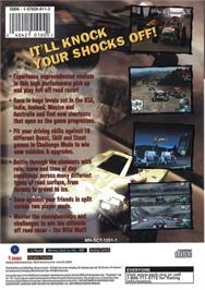 Box back cover for Wild Wild Racing on the Sony Playstation 2.
