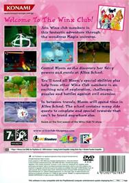 Box back cover for Winx Club on the Sony Playstation 2.