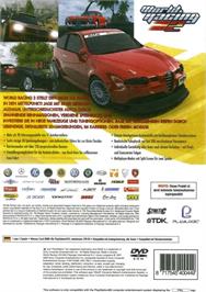 Box back cover for World Racing 2 on the Sony Playstation 2.