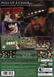Box back cover for World Series Of Poker on the Sony Playstation 2.