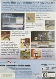 Box back cover for Yourself!fitness on the Sony Playstation 2.