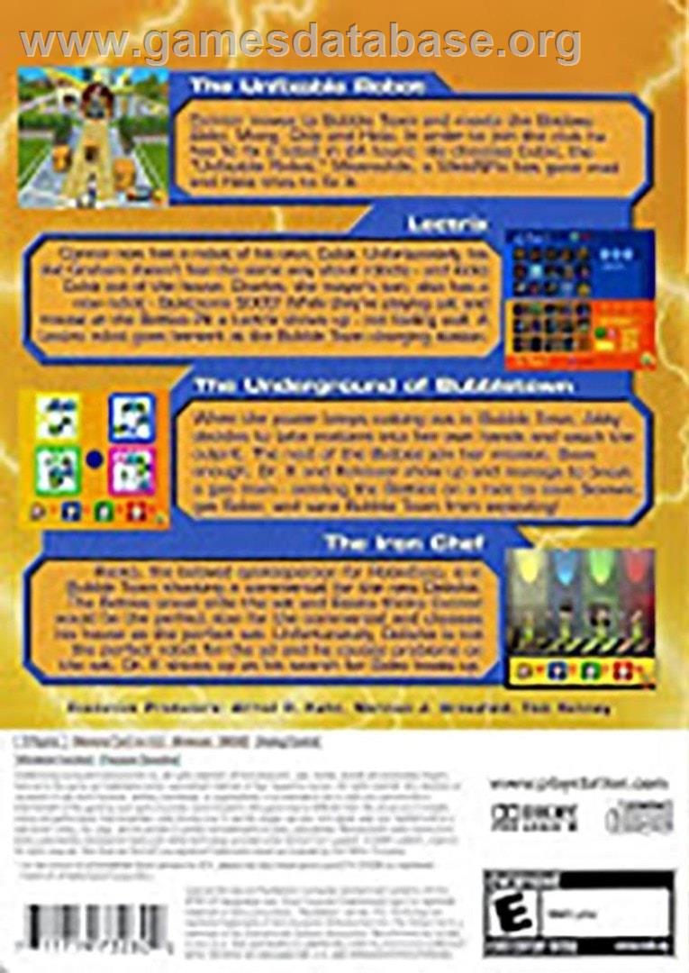 Cubix Robots For Everyone - Showdown - Sony Playstation 2 - Artwork - Box Back