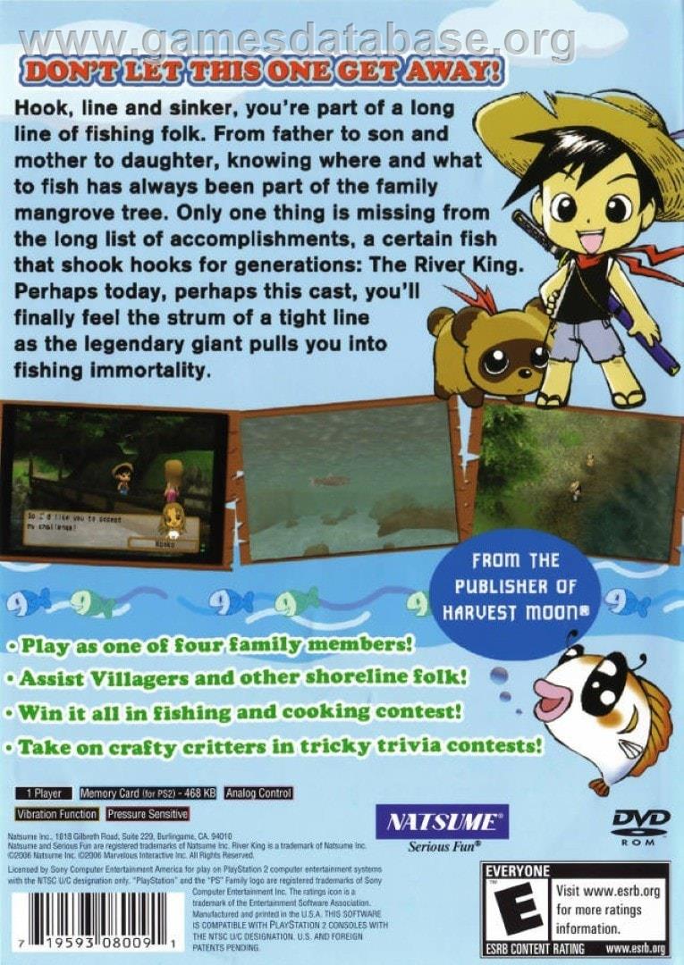 Harvest Fishing - Sony Playstation 2 - Artwork - Box Back