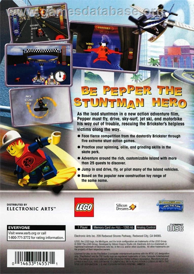 Island Xtreme Stunts - Sony Playstation 2 - Artwork - Box Back
