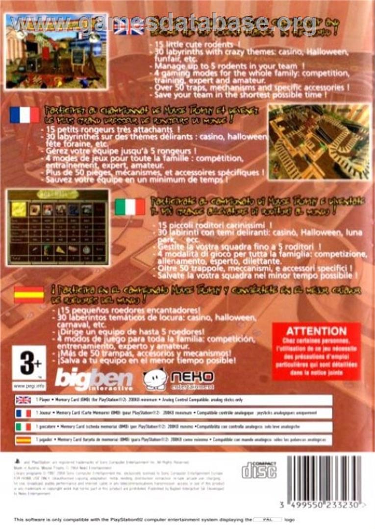 Mouse Trophy - Sony Playstation 2 - Artwork - Box Back