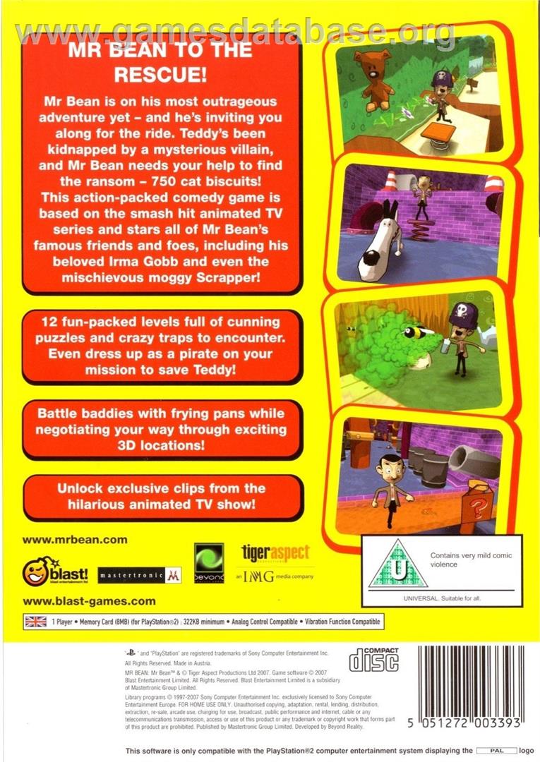 Mr. Golf - Sony Playstation 2 - Artwork - Box Back