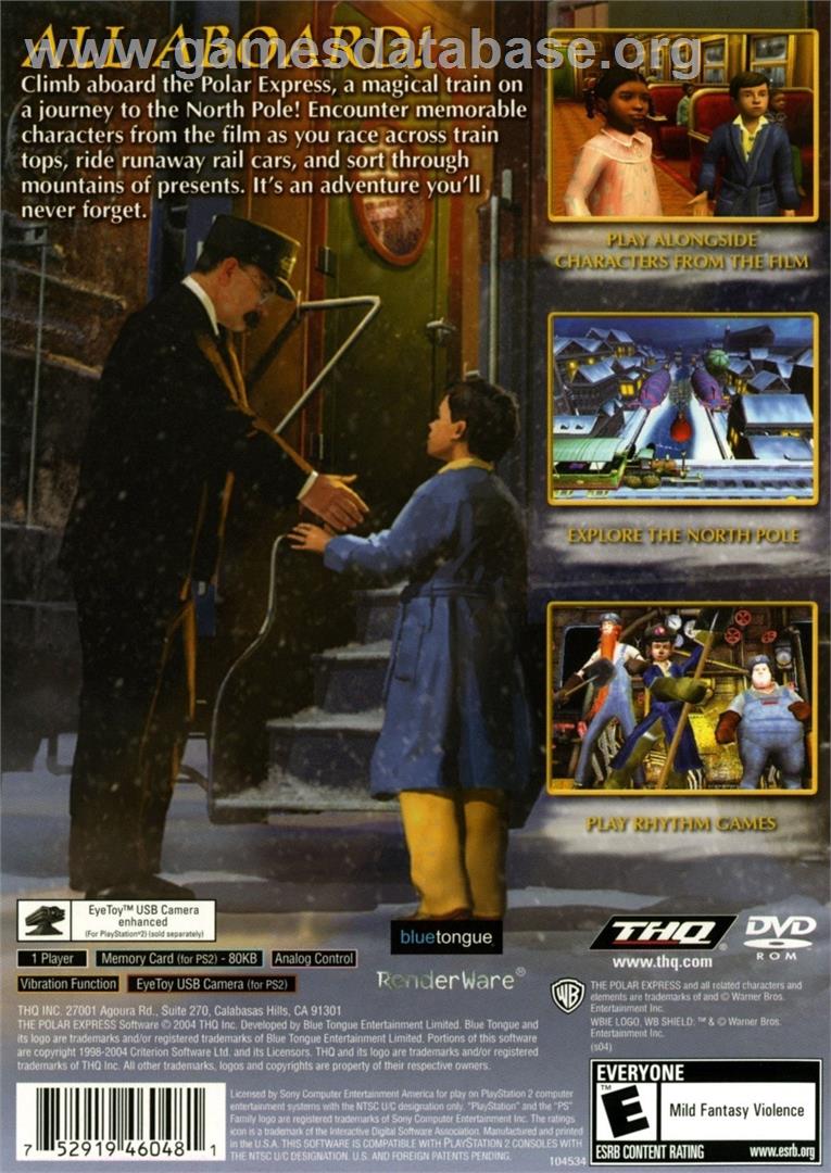 Pôle Express, Le - Sony Playstation 2 - Artwork - Box Back