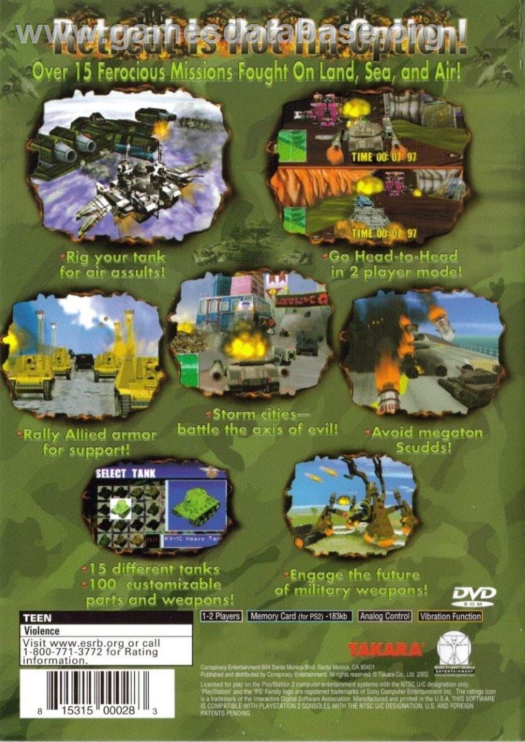 Seek And Destroy - Sony Playstation 2 - Artwork - Box Back