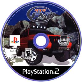 Cartridge artwork for 4x4 Evolution on the Sony Playstation 2.