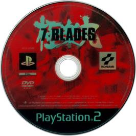 Cartridge artwork for 7 Blades on the Sony Playstation 2.