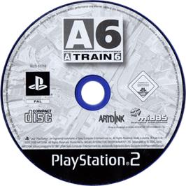 Cartridge artwork for A-train 6 on the Sony Playstation 2.