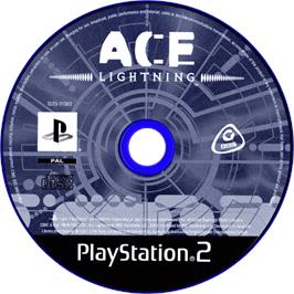 Cartridge artwork for Ace Lightning on the Sony Playstation 2.