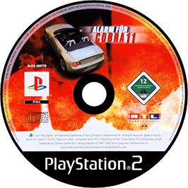 Cartridge artwork for Alarm For Cobra 11 - Hot Pursuit on the Sony Playstation 2.