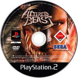 Cartridge artwork for Altered Beast on the Sony Playstation 2.
