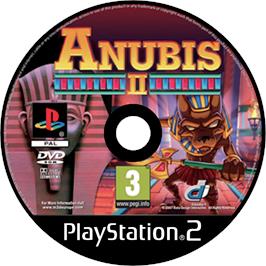 Cartridge artwork for Anubis 2 on the Sony Playstation 2.