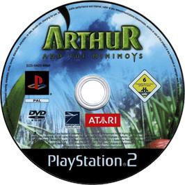 Cartridge artwork for Arthur And The Minimoys on the Sony Playstation 2.